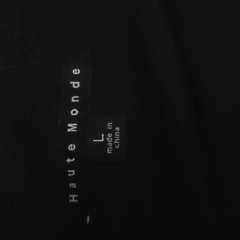 Elegant Black Lace Slip Dress HAUTE MONDE - Picture 2 of 4